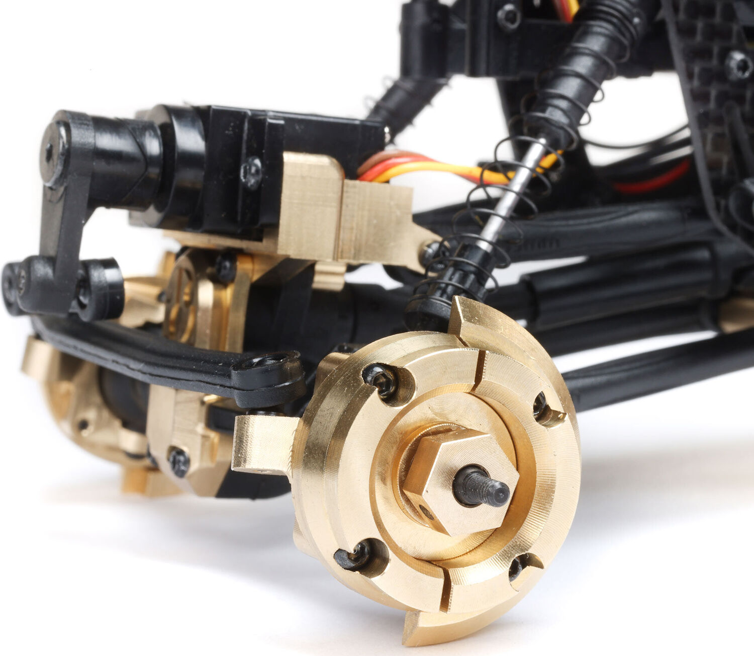 Hex Hub, Brass (2): SCX24, AX24